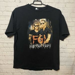 Florida Georgia Line 2016 Dig Your Roots Tour Tee Mens L or XL* see description